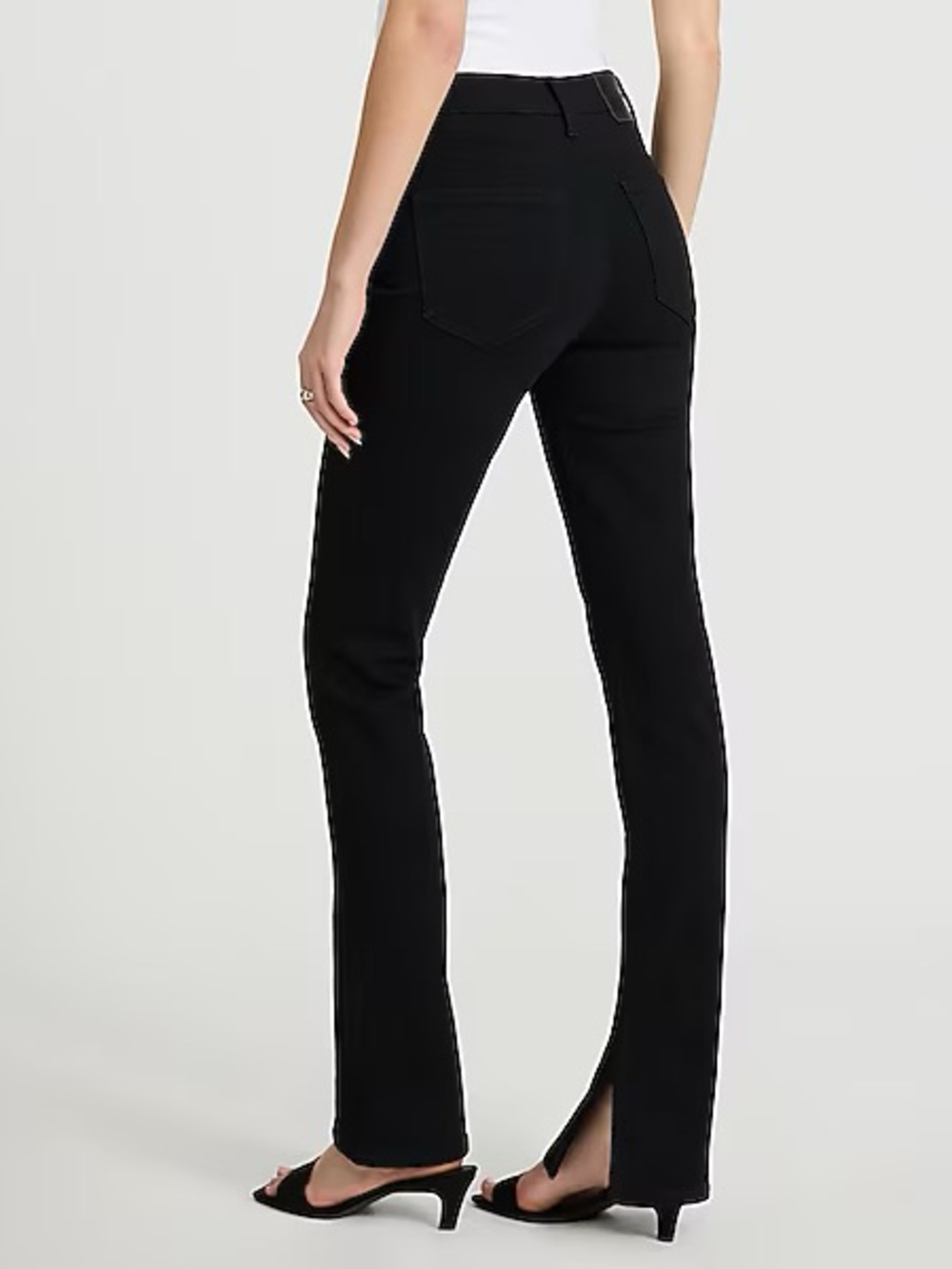 EXPRESS Skyscraper Mid Rise Black Skinny Jeans Size 2L